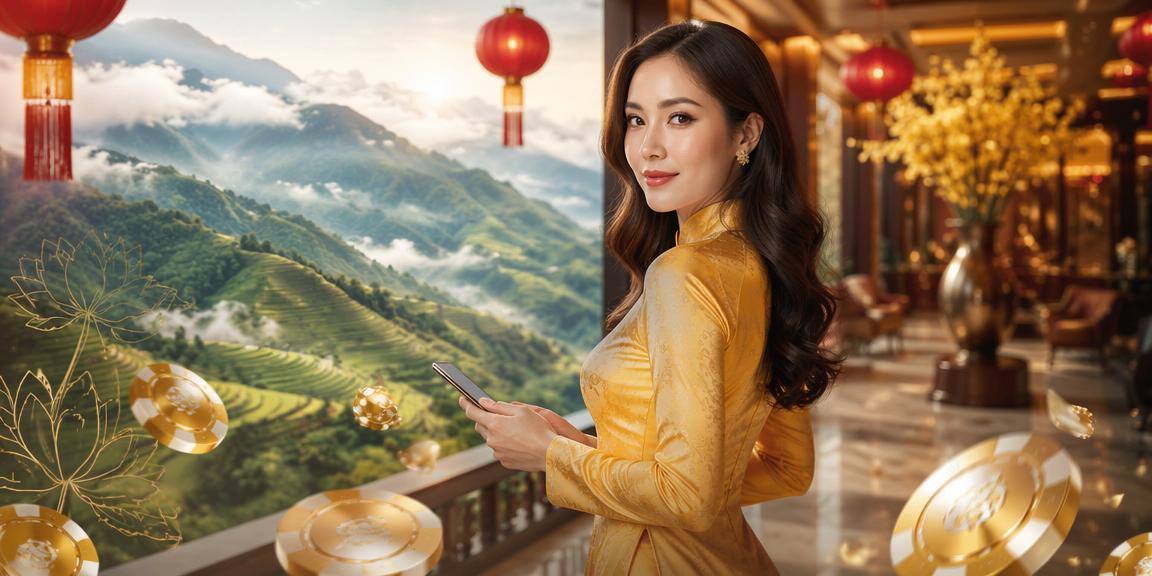 Phụ nữ mặc áo dài tham gia cá cược tại Sapa